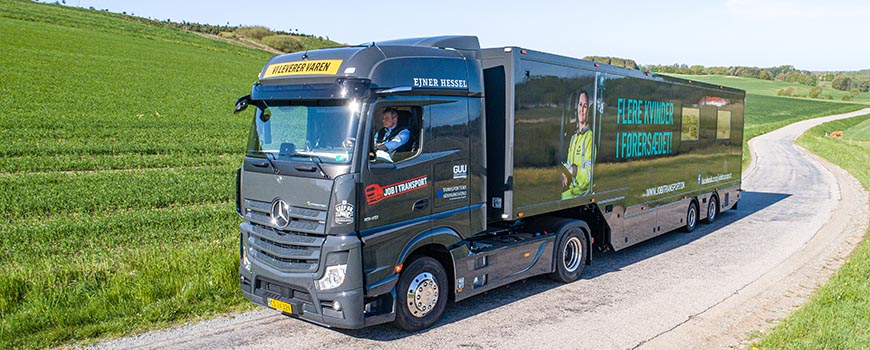 Mobile trailer for Transportens Udviklingsfond